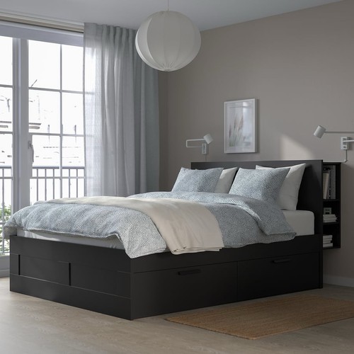 Ikea brimnes bed frame with - frame,